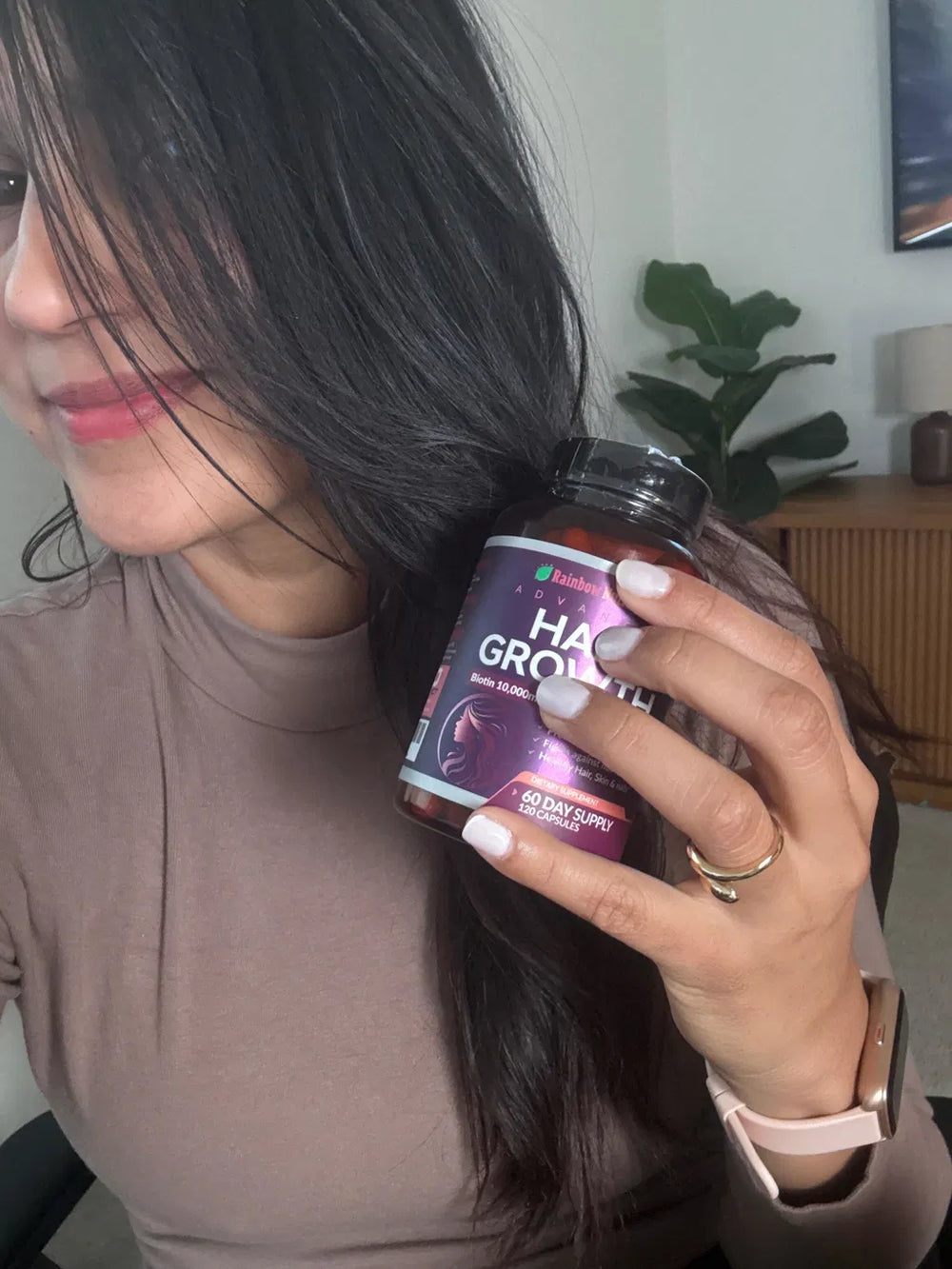 Mi cabello dejó de sentirse tan frágil