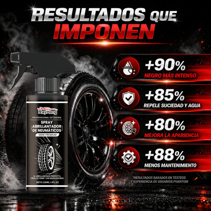 Abrillantador de Neumaticos 200ml | Phantom Car