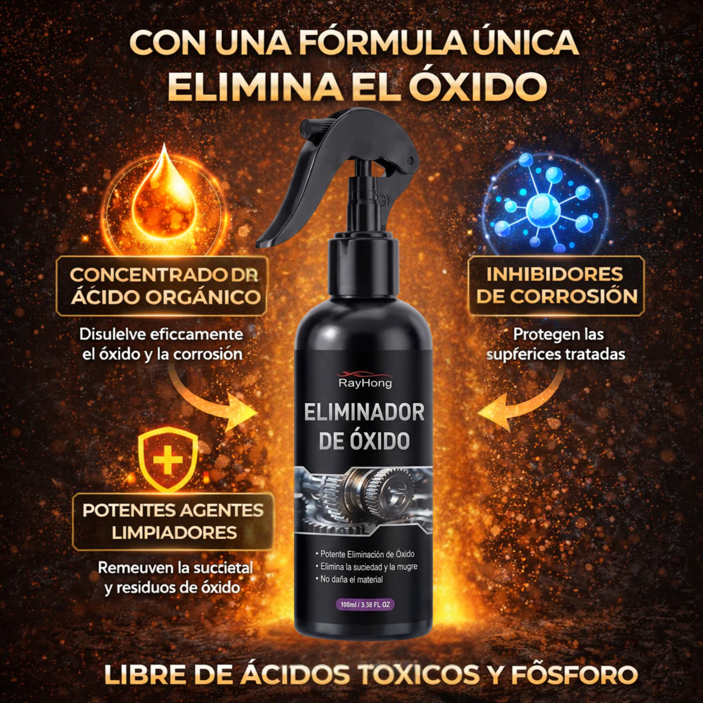 Óxido Cleaner Multisuperficie 200ml | Nueva formula 2.0