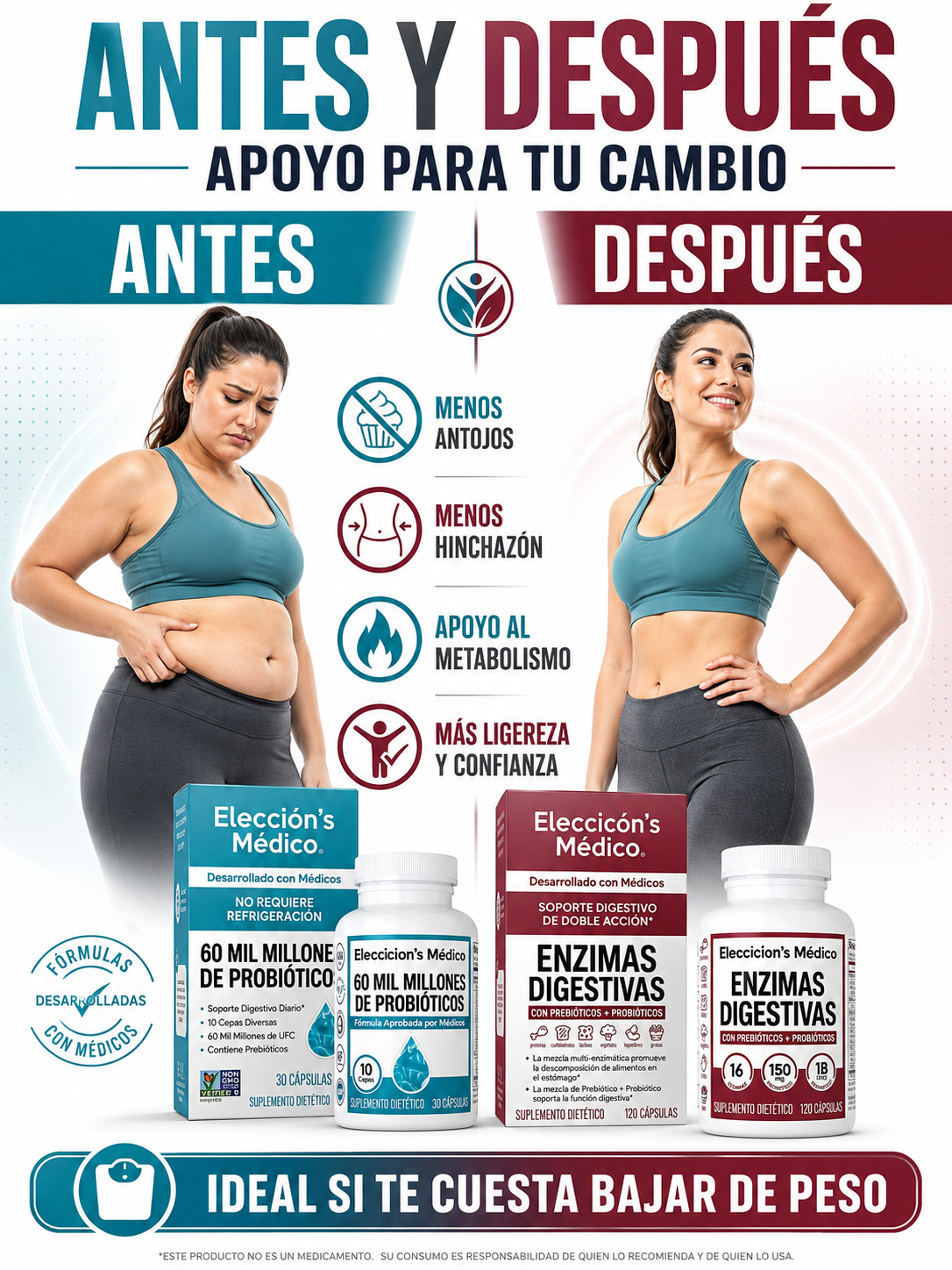 Paquete Hack Grasa | Apoyo para digestión y quemador de grasa