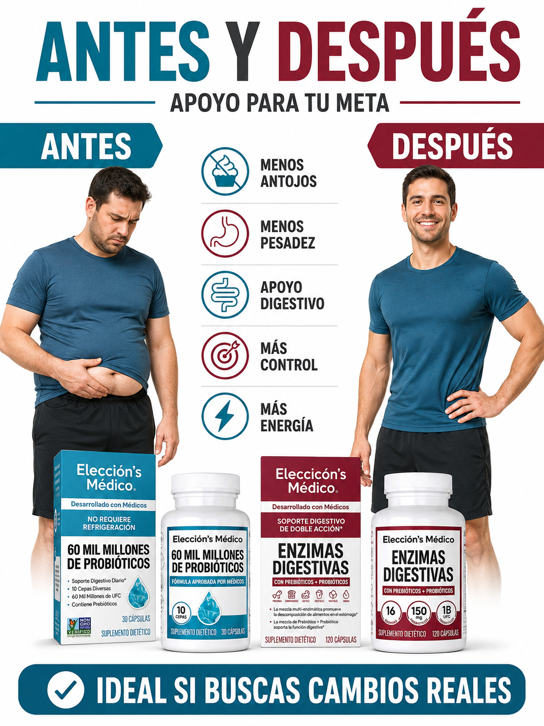 Paquete Hack Grasa | Apoyo para digestión y quemador de grasa