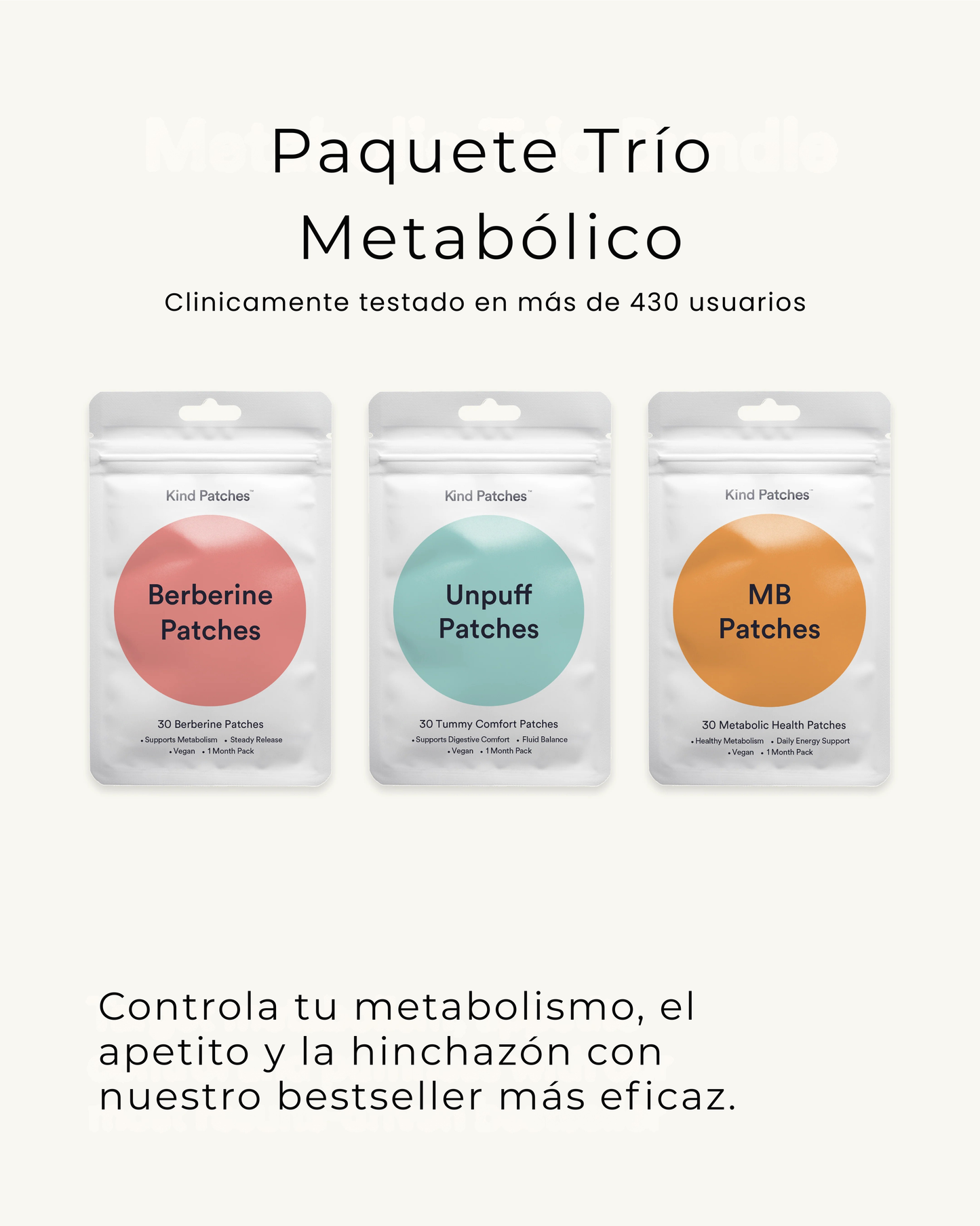 Pack de Parches Kinder™️ | Metabólico Adelgazantes Natural