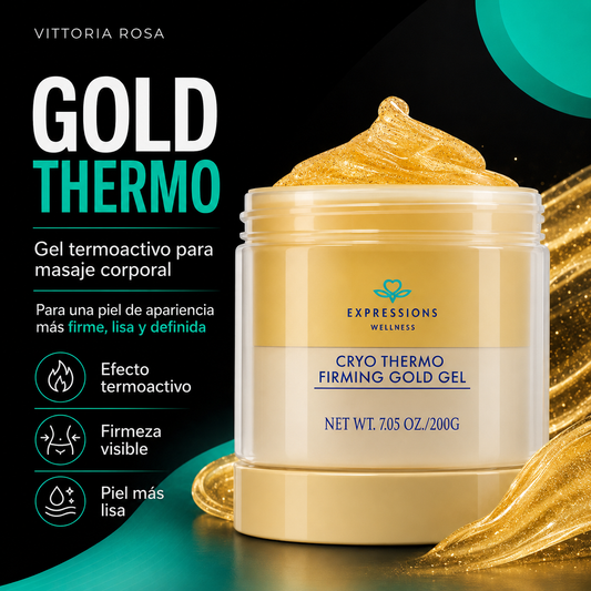Gold Thermo | Gel Corporal Termoactivo con Oro para una Piel Más Lisa y Firme