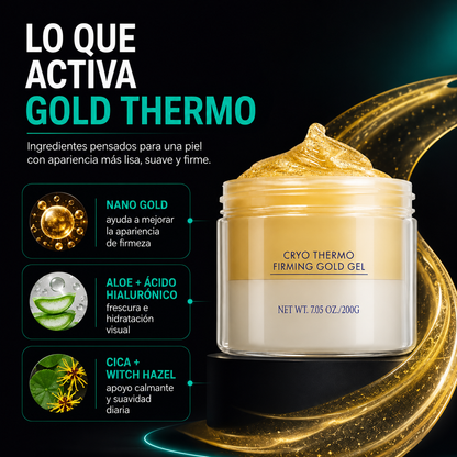 Gold Thermo | Gel Corporal Termoactivo con Oro para una Piel Más Lisa y Firme