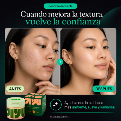 JIYU | Discos Tonificantes Renovadores Antimanchas con Niacinamida y Mucina de Caracol | K-Beauty