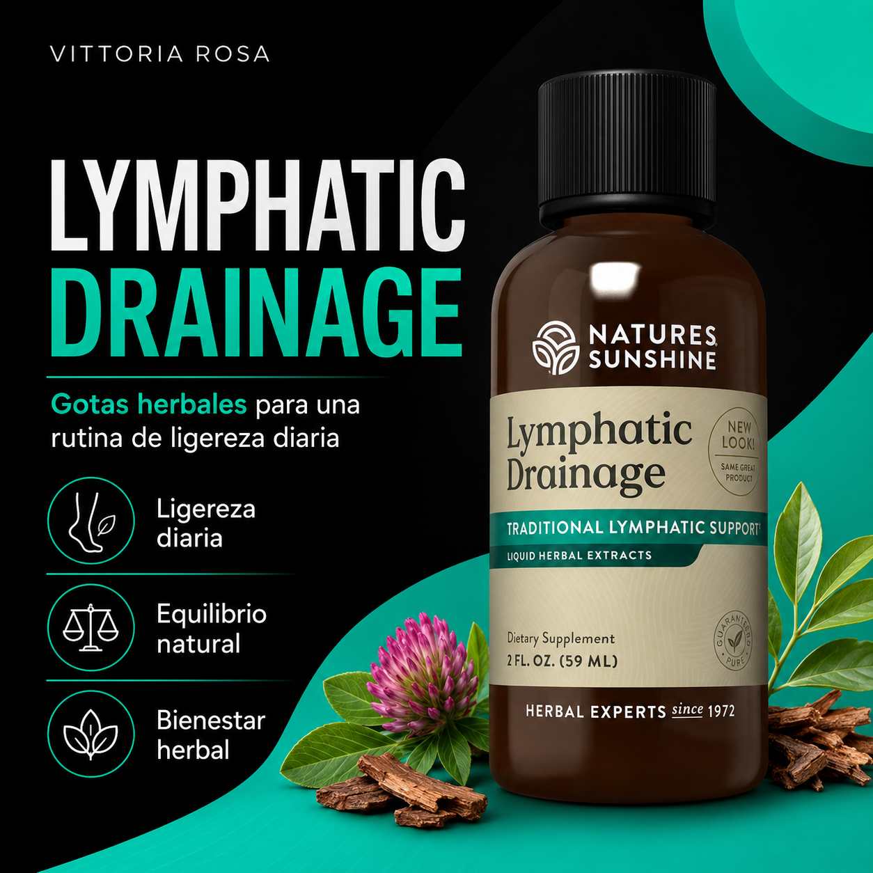 Lymphatic Drainage | Gotas Herbales para Ligereza, Equilibrio y Bienestar Diario