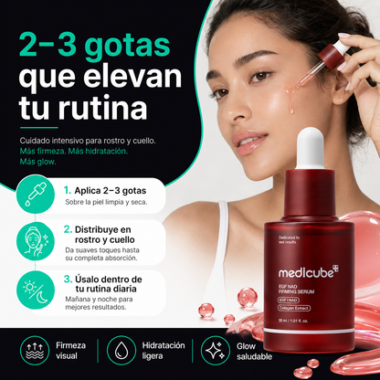 NAD+ EGF Firming Serum | Sérum Reafirmante con Péptidos para Rostro y Cuello